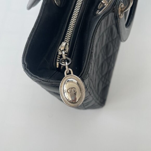 Dior | Lady Dior Cannage Large | Black | Preloved - Picture 7 of 15